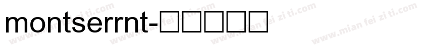 montserrnt字体转换