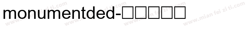 monumentded字体转换