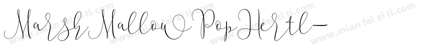 MarshMallowPopHertl字体转换