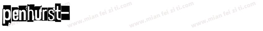 penhurst字体转换