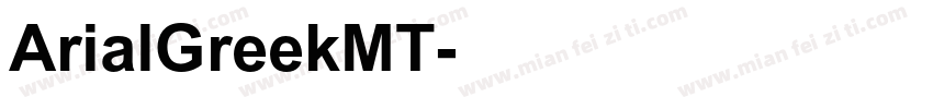 ArialGreekMT字体转换