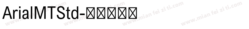 ArialMTStd字体转换