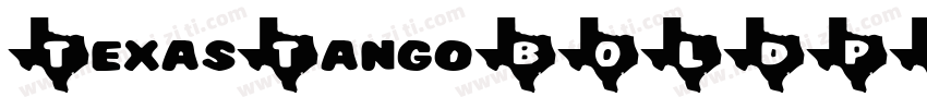 TexasTangoBOLDPERSONALUSE字体转换