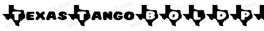 TexasTangoBOLDPERSONALUSE字体转换