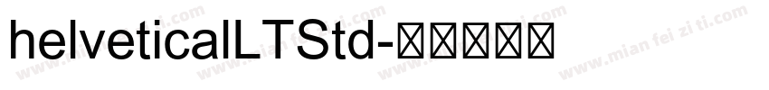 helveticalLTStd字体转换