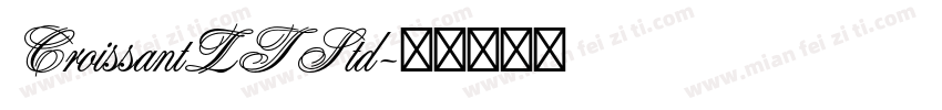 CroissantLTStd字体转换