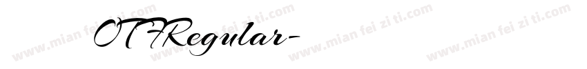 黑体OTFRegular字体转换