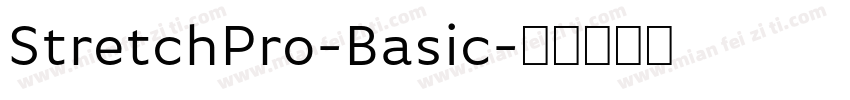 StretchPro-Basic字体转换