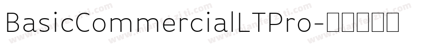 BasicCommercialLTPro字体转换