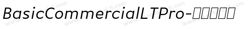 BasicCommercialLTPro字体转换
