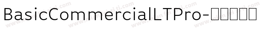 BasicCommercialLTPro字体转换