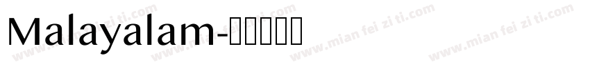 Malayalam字体转换