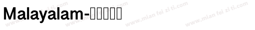 Malayalam字体转换