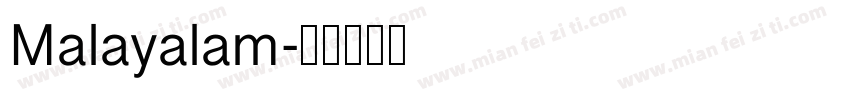 Malayalam字体转换