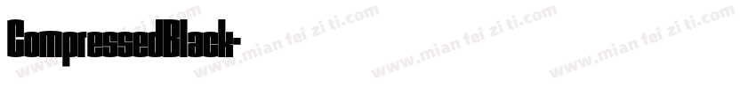 CompressedBlack字体转换