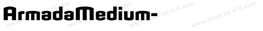 ArmadaMedium字体转换