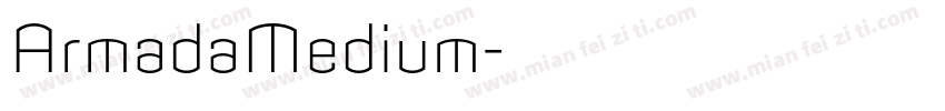 ArmadaMedium字体转换