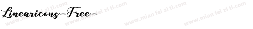 Linearicons-Free字体转换