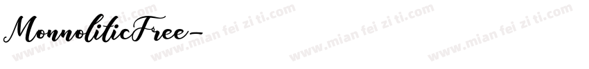 MonnoliticFree字体转换