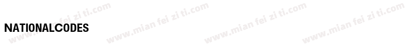 NationalCodes字体转换