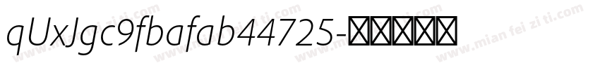 qUxJgc9fbafab44725字体转换