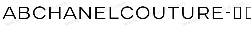 ABChanelCouture字体转换
