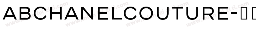 ABChanelCouture字体转换