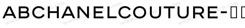 ABChanelCouture字体转换