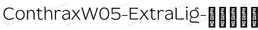 ConthraxW05-ExtraLig字体转换