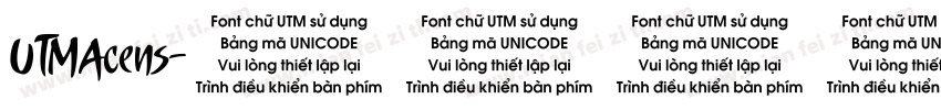 UTMAcens字体转换