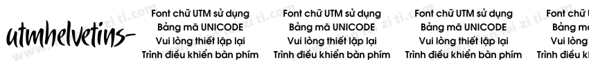 utmhelvetins字体转换