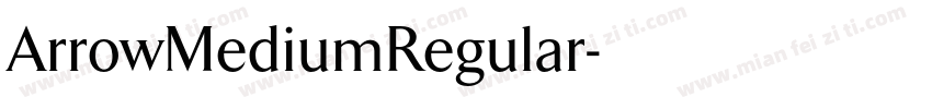 ArrowMediumRegular字体转换