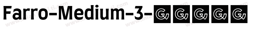 Farro-Medium-3字体转换
