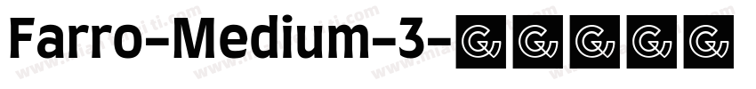 Farro-Medium-3字体转换
