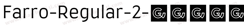 Farro-Regular-2字体转换