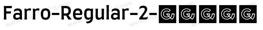 Farro-Regular-2字体转换