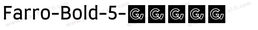 Farro-Bold-5字体转换