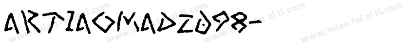 ARTIAOMADZ098字体转换