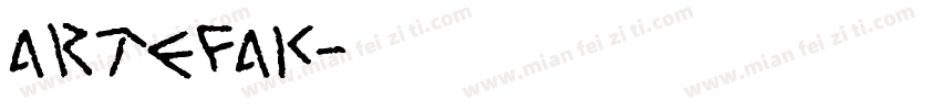 Artefak字体转换