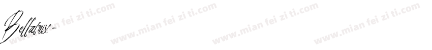 Bellatrix字体转换