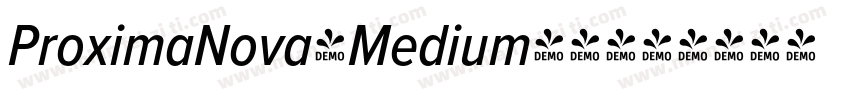 ProximaNova-Medium字体字体转换