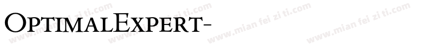 OptimalExpert字体转换