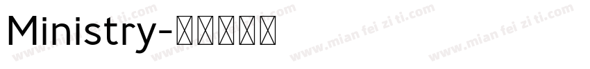 Ministry字体转换