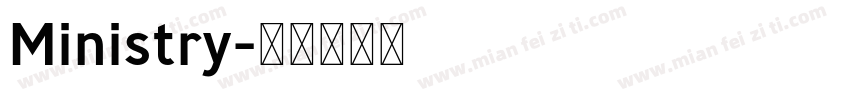 Ministry字体转换