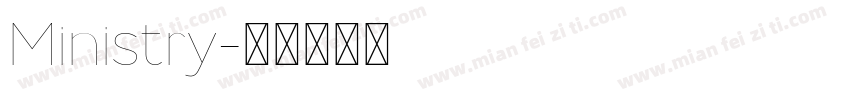 Ministry字体转换