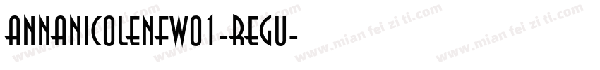AnnaNicoleNFW01-Regu字体转换