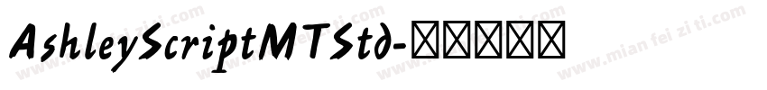 AshleyScriptMTStd字体转换