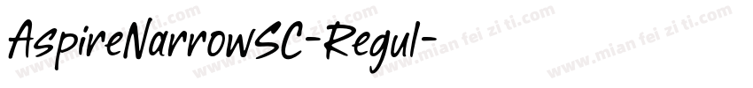 AspireNarrowSC-Regul字体转换