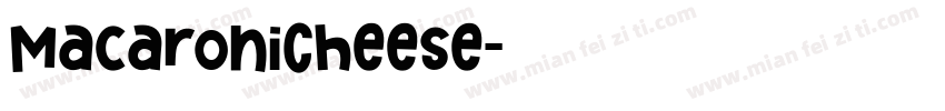 MacaroniCheese字体转换