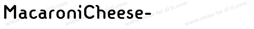 MacaroniCheese字体转换